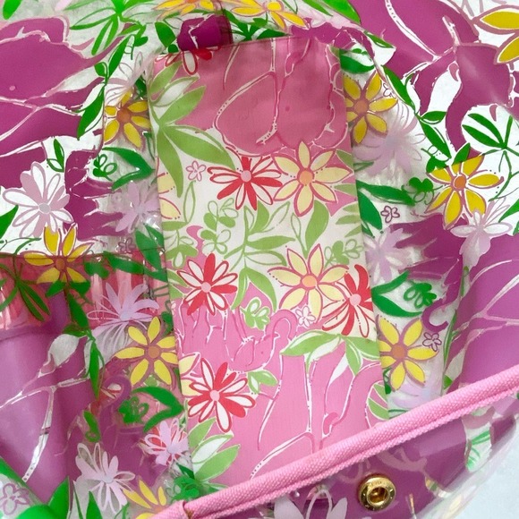 Lilly Pulitzer‎ Vibrant Multi-Color Beach Tote Bag - Picture 4 of 14